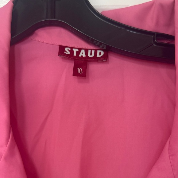 STAUD Pink Long Sleeve Dress - Picture 2 of 3